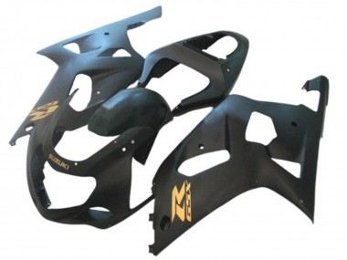 Shop 2001-2003 Suzuki GSXR 600 / GSXR 750 Motorcycle Fairings - Matte Black Gold Canada