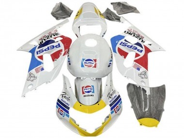 Shop 2001-2003 Suzuki GSXR 600 / GSXR 750 Motorcycle Fairings - White Blue Red Yellow Pepsi Canada