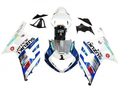 Shop 2001-2003 Suzuki GSXR 600 / GSXR 750 Motorcycle Fairings - White Blue Stripe Red Black Canada