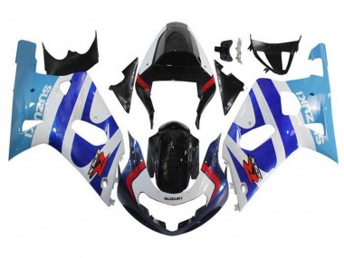 Shop 2001-2003 Suzuki GSXR 600 / GSXR 750 Motorcycle Fairings - White Triple Blue Glossy Black Red Canada