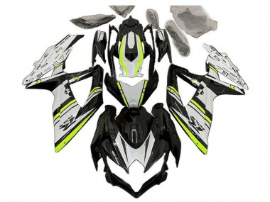 Shop 2008-2010 Suzuki GSXR 600 / GSXR 750 Motorcycle Fairings - White Green Glossy Black Canada