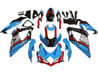 Shop 2008-2010 Suzuki GSXR 600 / GSXR 750 Motorcycle Fairings - Blue Red Black Shape Canada