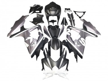 Shop 2008-2010 Suzuki GSXR 600 / GSXR 750 Motorcycle Fairings - Silver White Matte Black Canada