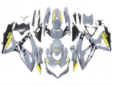 Shop 2008-2010 Suzuki GSXR 600 / GSXR 750 Motorcycle Fairings - Nardo Grey Yellow Black Canada