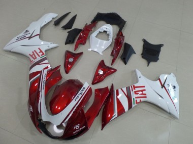 Shop 2011-2024 Suzuki GSXR 600 / GSXR 750 Motorcycle Fairings - Candy Red White Fiat Canada