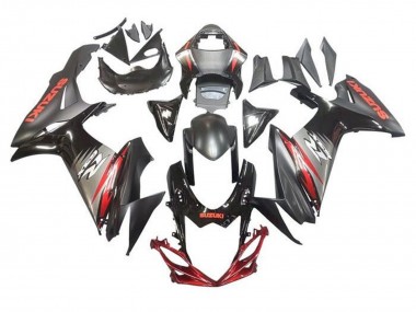 Shop 2011-2024 Suzuki GSXR 600 / GSXR 750 Motorcycle Fairings - Black Grey Red Canada