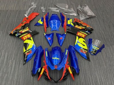 Shop 2011-2024 Suzuki GSXR 600 / GSXR 750 Motorcycle Fairings - Blue Red Yellow Black Canada