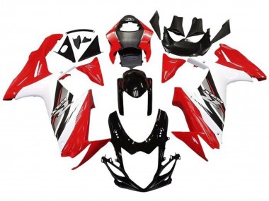 Shop 2011-2024 Suzuki GSXR 600 / GSXR 750 Motorcycle Fairing - Red White Black Canada