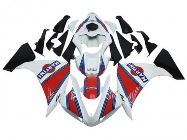 Shop 2012-2014 Yamaha YZF 1000 R1 Motorcycle Fairings - White Red Blue Martini Canada