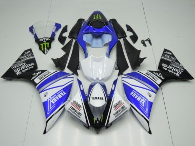 Shop 2012-2014 Yamaha YZF 1000 R1 Motorcycle Fairings - White Blue Black Green Monster Yamalube Canada
