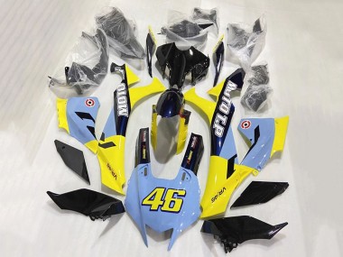 Shop 2020-2025 Yamaha YZF 1000 R1 Motorcycle Fairings - Blue Yellow Glossy Black Moto T.P 46 Canada