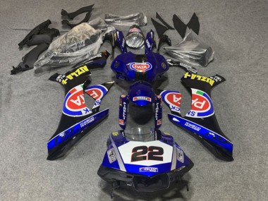 Shop 2020-2025 Yamaha YZF 1000 R1 Motorcycle Fairings - Blue White Black Red Pata Canada