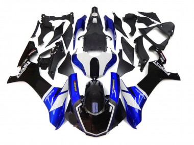 Shop 2020-2025 Yamaha YZF 1000 R1 Motorcycle Fairings - Blue White Black Akropovic Canada