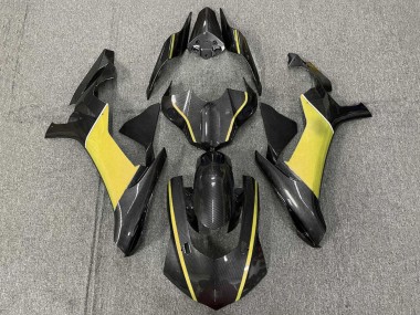 Shop 2020-2025 Yamaha YZF 1000 R1 Motorcycle Fairings - Faux Carbon Fiber Yellow Canada
