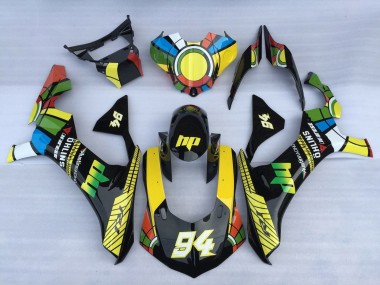 Shop 2020-2025 Yamaha YZF 1000 R1 Motorcycle Fairings - White Blue Green Yellow Black Color Wheel 94 Canada