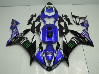 Shop 2004-2006 Yamaha YZF 1000 R1 Motorcycle Fairings - Blue White Black Green Monster Energy Canada