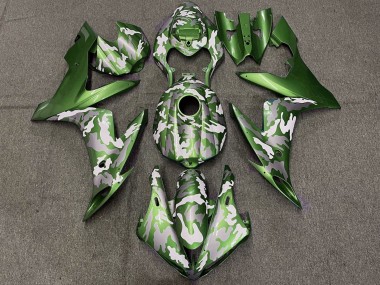 Shop 2004-2006 Yamaha YZF 1000 R1 Motorcycle Fairings - Green White Grey Camouflage Canada