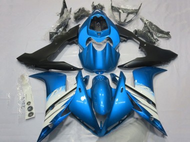 Shop 2004-2006 Yamaha YZF 1000 R1 Motorcycle Fairings - Light Blue White Matte Black Canada