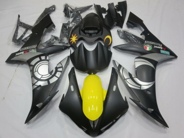 Shop 2004-2006 Yamaha YZF 1000 R1 Motorcycle Fairings - Matte Black Silver Yellow Canada