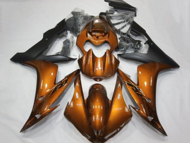 Shop 2004-2006 Yamaha YZF 1000 R1 Motorcycle Fairings - Orange Matte Black Canada
