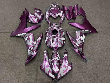 Shop 2004-2006 Yamaha YZF 1000 R1 Motorcycle Fairings - Light Purple White Grey Camouflage Canada