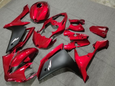 Shop 2004-2006 Yamaha YZF 1000 R1 Motorcycle Fairings - Red Matte Black Canada