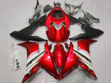 Shop 2004-2006 Yamaha YZF 1000 R1 Motorcycle Fairings - Red White Matte Black Canada