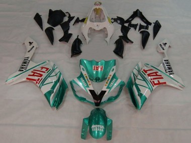 Shop 2007-2008 Yamaha YZF 1000 R1 Motorcycle Fairings - White Green Red Fiat Canada