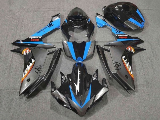 2007-2008 Yamaha YZF 1000 R1 Motorcycle Fairings - Glossy Black Blue Silver Orange White Shark Canada