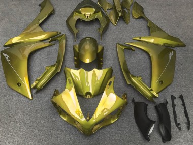 Shop 2007-2008 Yamaha YZF 1000 R1 Motorcycle Fairings - Yellow Olive Canada
