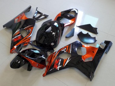 Shop 2004-2005 Suzuki GSXR 600 / GSXR 750 Motorcycle Fairings - Glossy Black Orange Canada