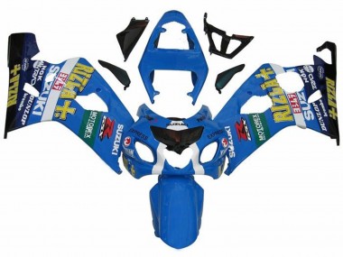 Shop 2004-2005 Suzuki GSXR 600 / GSXR 750 Motorcycle Fairings - Blue Green Black Yellow Rizla Canada