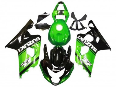 Shop 2004-2005 Suzuki GSXR 600 / GSXR 750 Motorcycle Fairings - Green Black White Canada