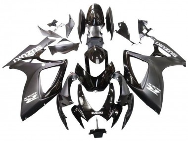 Shop 2006-2007 Suzuki GSXR 600 / GSXR 750 Motorcycle Fairings - Matte Black Glossy Black White Canada