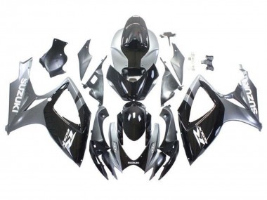 Shop 2006-2007 Suzuki GSXR 600 / GSXR 750 Motorcycle Fairings - Silver Glossy Black White Canada