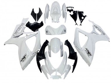 Shop 2006-2007 Suzuki GSXR 600 / GSXR 750 Motorcycle Fairings - White Black Canada