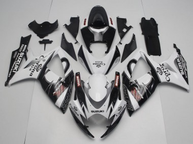 Shop 2006-2007 Suzuki GSXR 600 / GSXR 750 Motorcycle Fairings - White Black Red Corona Extra Motul Alstare Canada