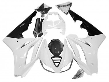 Shop 2009-2012 Triumph Daytona 675 Triple Motorcycle Fairings - White Glossy Black Canada