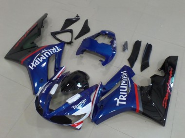 Shop 2009-2012 Triumph Daytona 675 Triple Motorcycle Fairings - Blue Red White Glossy Black Canada