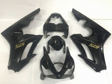 Shop 2009-2012 Triumph Daytona 675 Triple Motorcycle Fairings - Glossy Black Gold Decals Canada