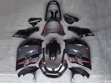 Shop 1987-1988 Honda CBR1000F Hurricane Motorcycle Fairings - Glossy Black Matte Grey Red Line Canada