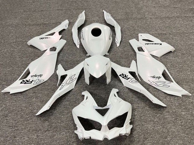 2019-2026 Kawasaki ZX4R ZX-4RR Motorcycle Fairings - Pearl White Black Canada