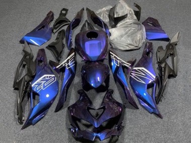 Shop 2019-2026 Kawasaki ZX4R ZX-4RR Motorcycle Fairings - Purple Blue Gradient Canada