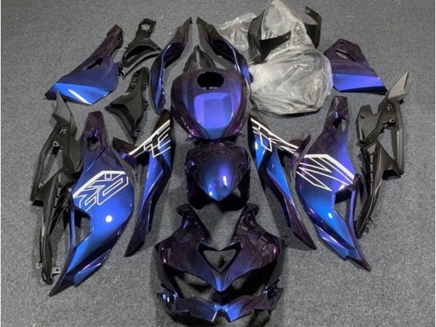 2019-2026 Kawasaki ZX4R ZX-4RR Motorcycle Fairings - Purple Blue Gradient Canada