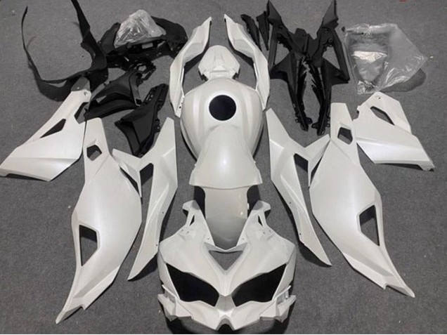 2019-2026 Kawasaki ZX4R ZX-4RR Motorcycle Fairings - Pearl White Canada