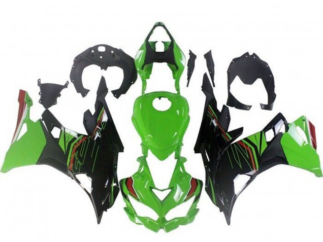 2019-2026 Kawasaki ZX4R ZX-4RR Motorcycle Fairings - Green Black Red Canada
