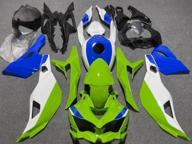 Shop 2019-2026 Kawasaki ZX4R ZX-4RR Motorcycle Fairings - White Blue Green Canada