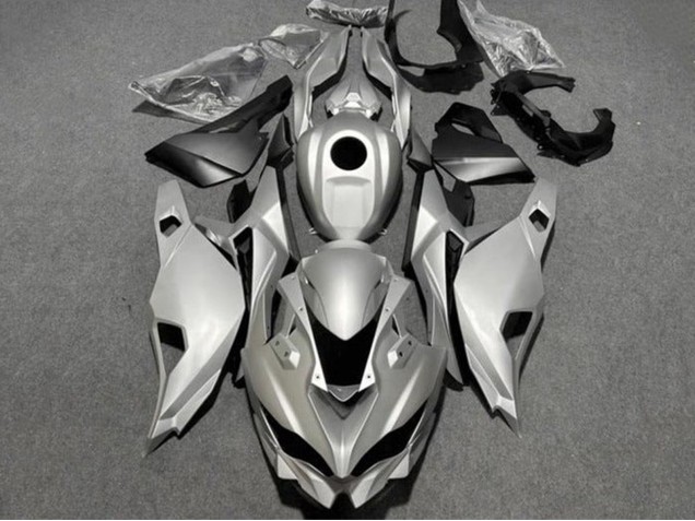 2019-2026 Kawasaki ZX4R ZX-4RR Motorcycle Fairings - Silver Black Canada