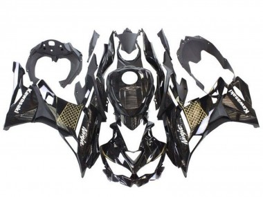 Shop 2019-2026 Kawasaki ZX4R ZX-4RR Motorcycle Fairings - Glossy Black White Gold Canada
