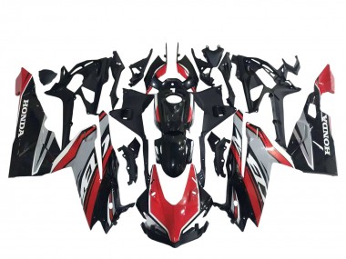 Shop 2017-2022 Honda CBR250RR Motorcycle Fairings - Red Silver Glossy Black Canada